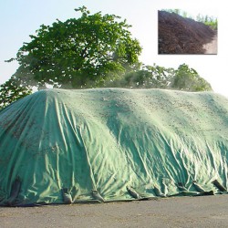 Bâche respirante  300gr - Protection du compost - 6 m x coupe