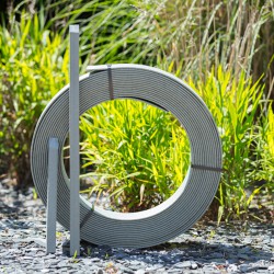 Bordure jardin en rouleau Latte Eco – Hauteur 14 cm – Longueur 10 m ou 25 m - Grise